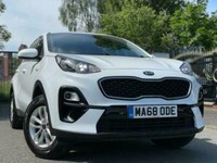 2018 68 KIA SPORTAGE 1.6 1 ISG 5D 131BHP+2KEYS+FSH+1 OWNER NEW+NEWER SHAPE+WHITE