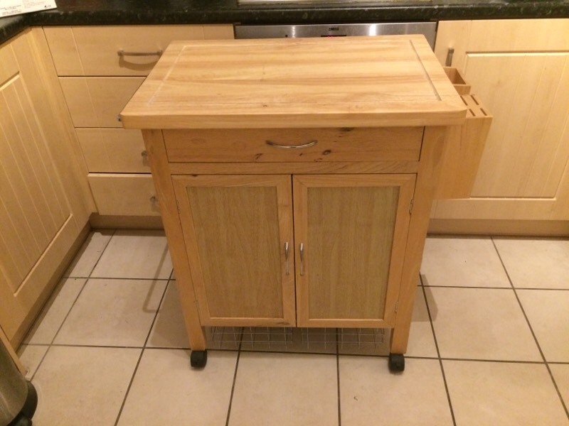 Argos Heart of House Tollerton Wooden Kitchen Trolley in Lincoln