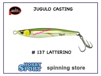 MOLIX JUGULO CASTING 25 GR COLORE 137 LATTERINO SPINNING MARE LAGO FIUME