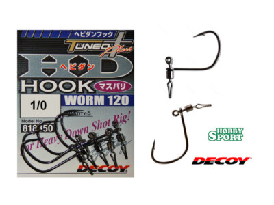 AMI DECOY WORM 120 SIZE 1/0 PER VERMONI SILICONICI - DROP SHOT - FINESSE