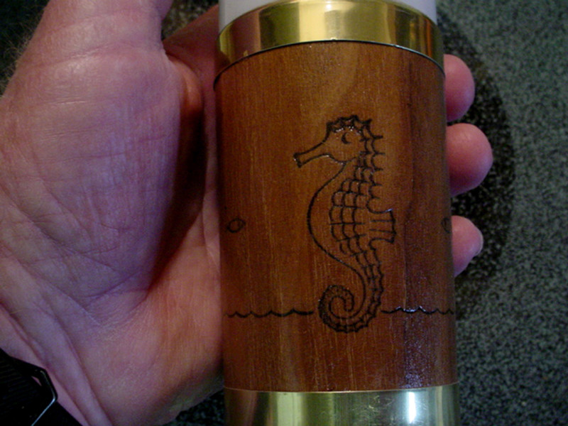 Set of 6 VINTAGE Walnut Sleeved 7