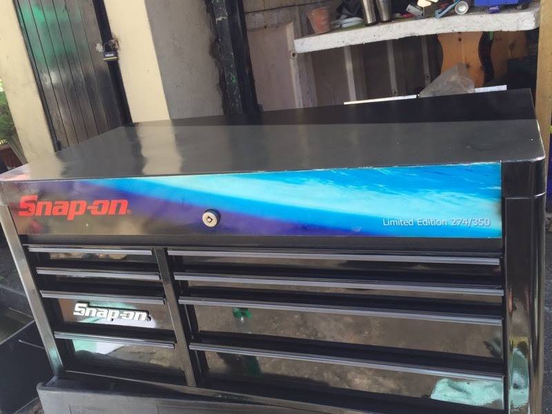 Snapon Snap On Kra Tool Box Chest 40'' Top Box Black Limited