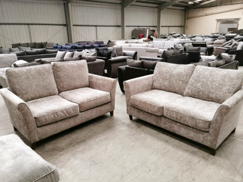 Furniture Village 2 Seater Fabric Sofa Baci Living Room