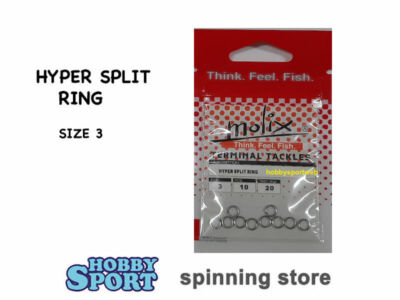 MOLIX HYPER SPLIT RING SIZE 3   SPINNING   20 KG SPINNING