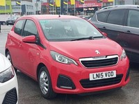 2015 Peugeot 108 1.0 Active 5dr Hatchback Petrol Manual
