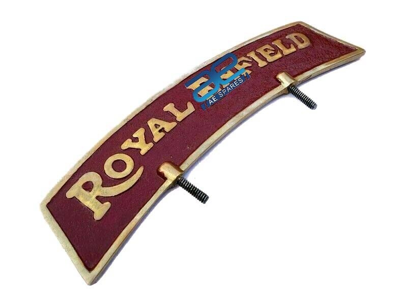 Front Mudguard License Number Plate For Royal Enfield Early Model 
