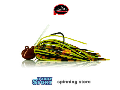 MOLIX NANO JIG 9 GR COL 134 MISSOURI CRAW 5/16OZ SPINNING ARTIFICIALE BLACK BASS