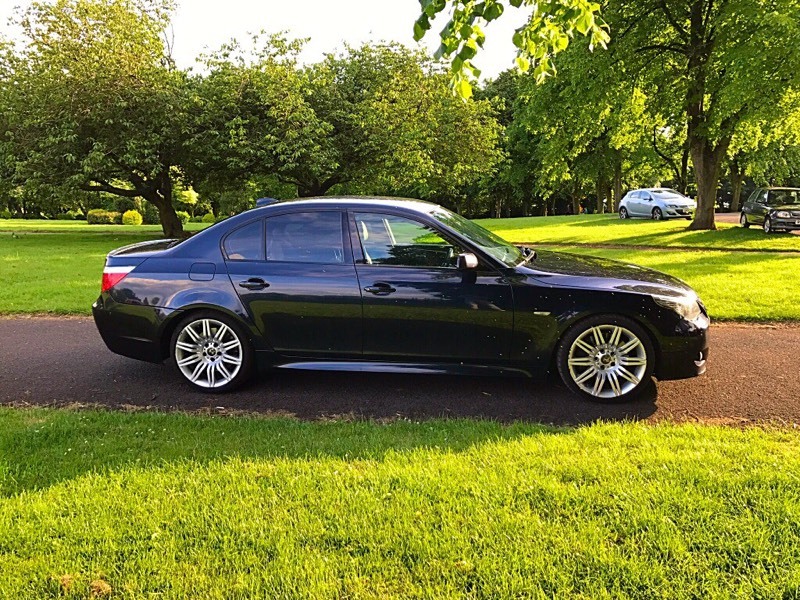 2008 BMW 535d M Sport LCI 3.0 Carbon Black With full black Leather Interior | in Birstall, West ...