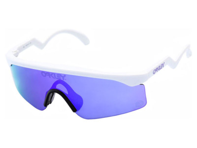 Oakley Razor Blades Heritage Sunglasses OO9140-15 White/Violet Iridium