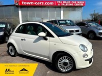 Fiat 500 LOUNGE-ONLY 66057 MILES, LOW ?35 ROAD TAX, 2 FORMER OWNER, FULL HISTORY