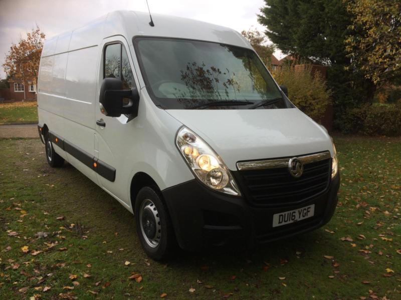 2016 Vauxhall Movano LWB Van 2.3CDTI ( 110PS ) L3H2 F3500 in Wickford