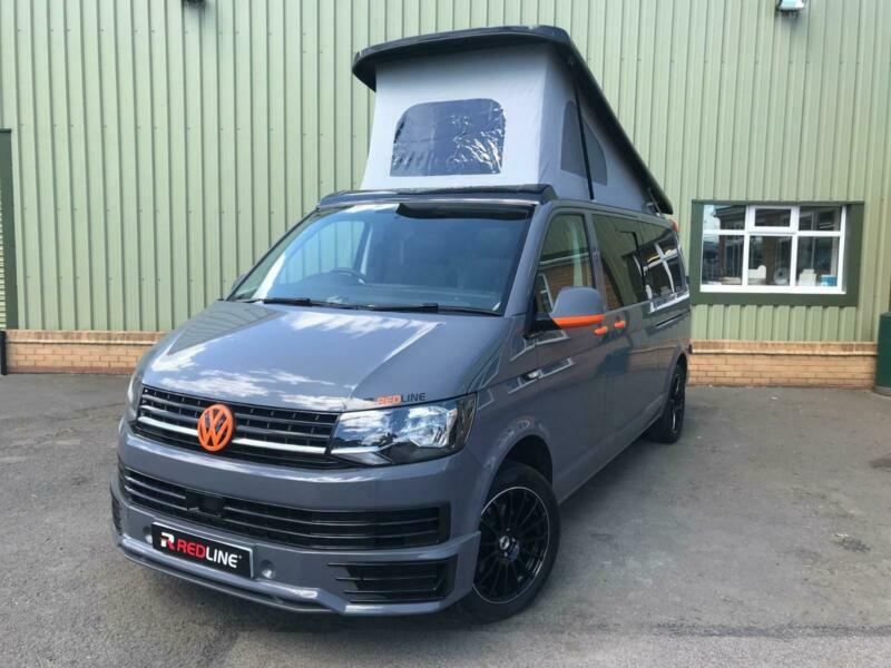 PURE GREY VW T6 LWB Camper Van, Campervan, Brand New Conversion in