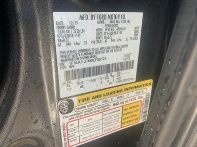 AC Compressor Fits 15-17 EXPEDITION 1077484
