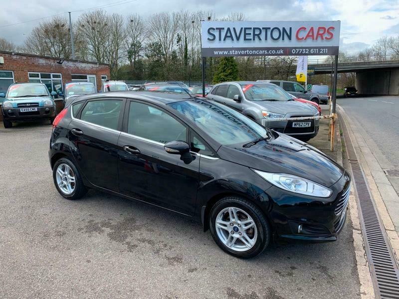 2013 Ford Fiesta ZETEC Petrol Automatic 5 Door Black in Cheltenham