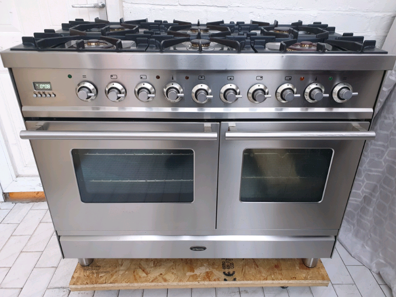 Britannia Dual Fuel Range Cooker in Stainless Steel 100cm in