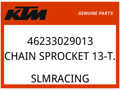 KTM OEM Part 46233029013 CHAIN SPROCKET 13-T. | eBay
