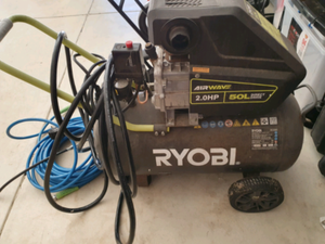 Автомобильный компрессор ryobi