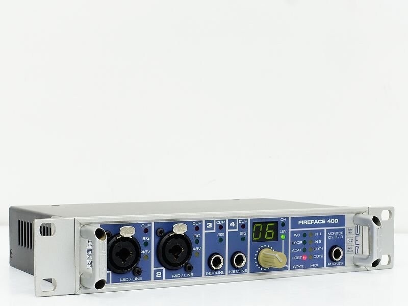 RME Fireface 400 オーディオインターフェース ※破損箇所あり RME Fireface 400 オーディオインターフェース ※破損箇所あり