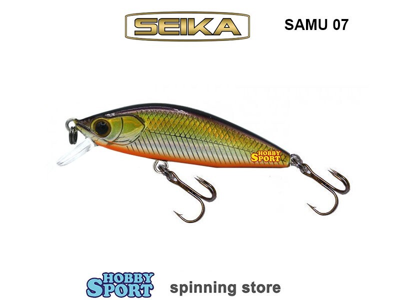 SEIKA SAMU 50 SK MINNOW COL 07 SINKING 4 GR MINNOW SPINNING FIUME LAGO