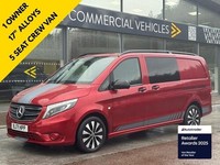 2021 Mercedes-Benz Vito 116 CDI 160PS Sport Auto 5 Seat Kombi Crew RWD, Euro 6 L
