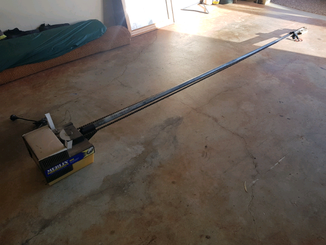 Minimalist Garage Door Motor And Track for Modern Garage