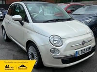 2012 Fiat 500 0.9 TwinAir Lounge 3dr Dualogic HATCHBACK Petrol Automatic