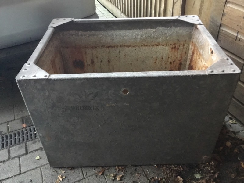 Old large galvanized water tank in Brighton, East Sussex Gumtree