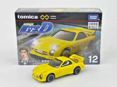 Tomica Unlimited 1/64 Initial D RX-7 Keisuke Takahashi Metal Diecast Car Model