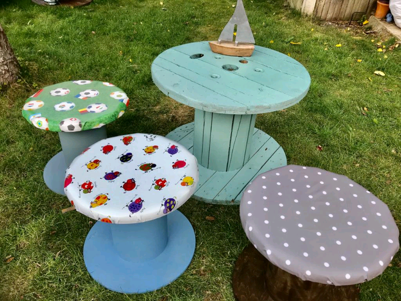 Cable reel tables and stools in Malmesbury, Wiltshire Gumtree