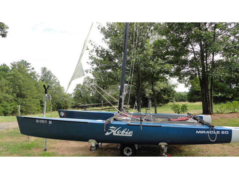 1992 HOBIE MIRACLE 20' CATAMARAN SAILBOAT