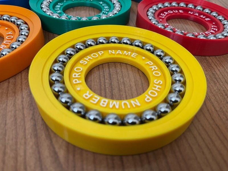 Bowling Ball Rotating Cup Stand 2.0  -  Personalized