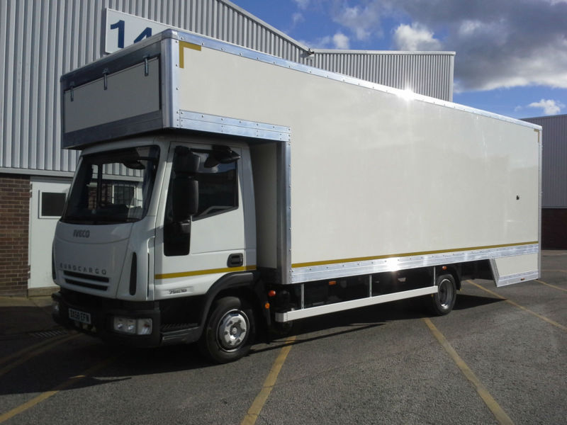 Iveco Eurocargo 75E16 7.5T. 24ft Dropwell Luton Furniture Removal Van