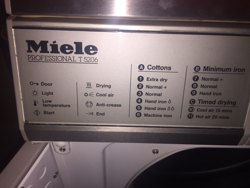 Miele T5206 tumble dryer spares or repair in Pitlochry, Perth and