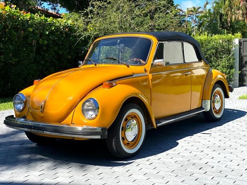 1977 Volkswagen Super Beetle 57,502 Miles Yellow Classic Car Select 4