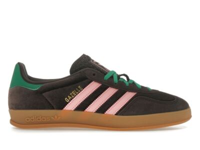 靴 Adidas gazelle indoor adidas Originals Gazelle Indoor in Core Black | FWRD