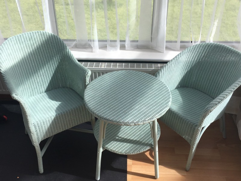 Lloyd loom style patio/conservatory set in Meltham, West Yorkshire