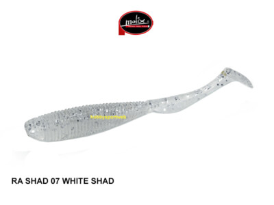 MOLIX  RA SHAD 2,5" COLORE 07 WHITE SHAD  TROTA  LAGO SPINNING CONF 8 PZ