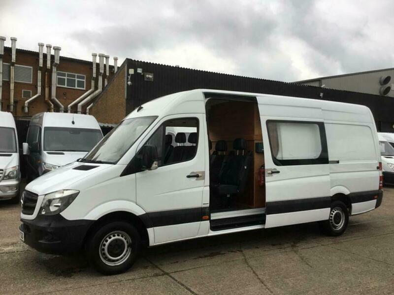 2016 MercedesBenz Sprinter 2.1 313 CDI LWB CREW CAB 130BHP 6 SEATS