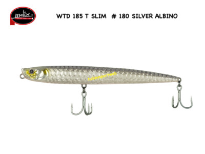 MOLIX WTD 185 T SLIM COLORE 180 SILVER ALBINO 34 GR WALKING THE DOG SPINNING