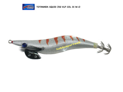 TOTANARA SQUID JIG VLP COL 01 WHITE ORANGE  MIS 3,0  NEW MODEL SEIKA TUBERTINI