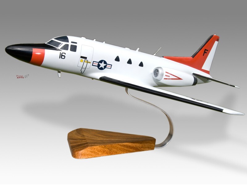 North American T-39 Sabreliner US Navy Solid Mahogany Handcrafted Display Model