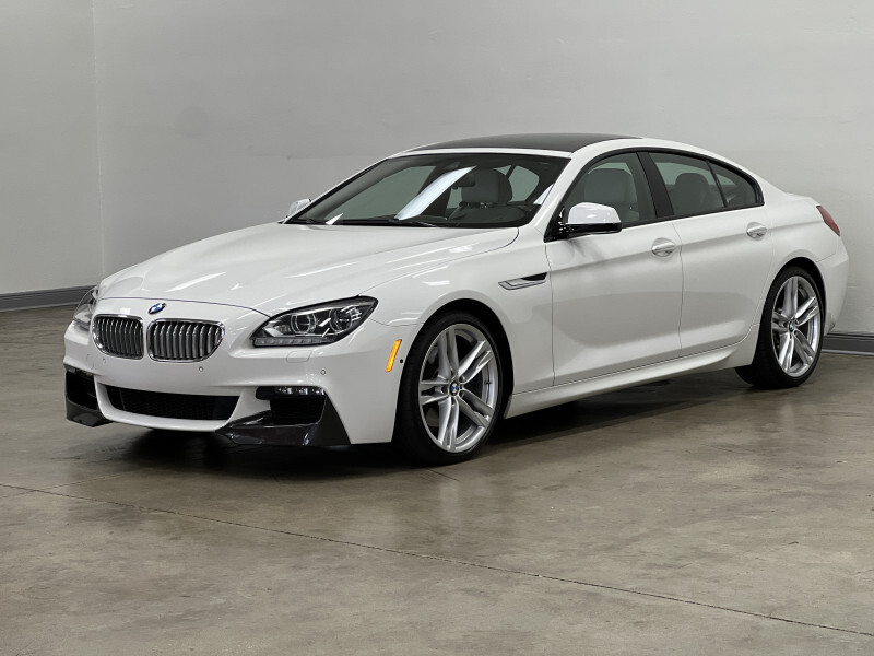 2015 BMW 6-Series 4dr Sdn 650i RWD Gran Coupe 45575 Miles White Sedan 4.4L 445.0