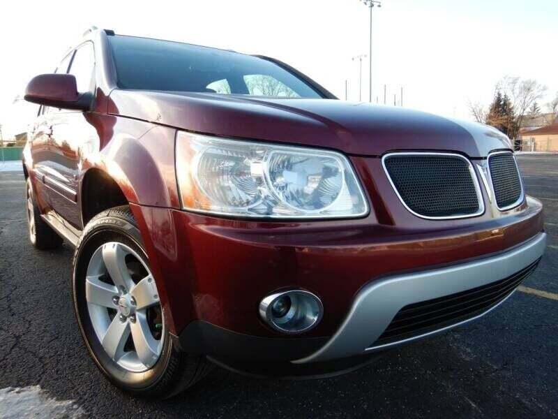 2008 Pontiac Torrent Base AWD 4dr SUV 58382 Miles Red SUV 3.4L V6 Automatic 5-Sp