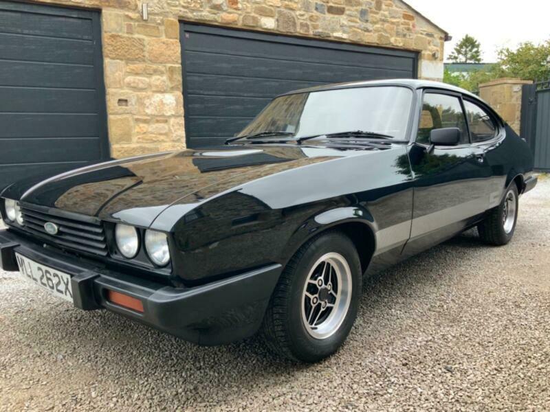 Ford Capri 3.0S MK 3, Rare Factory Black, 4 Speed Manual , SUPERB in