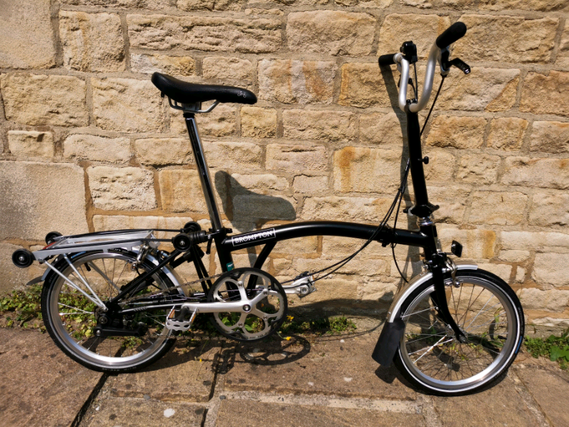 Brompton M2R Black Folding Bike Mint in Lancaster, Lancashire Gumtree