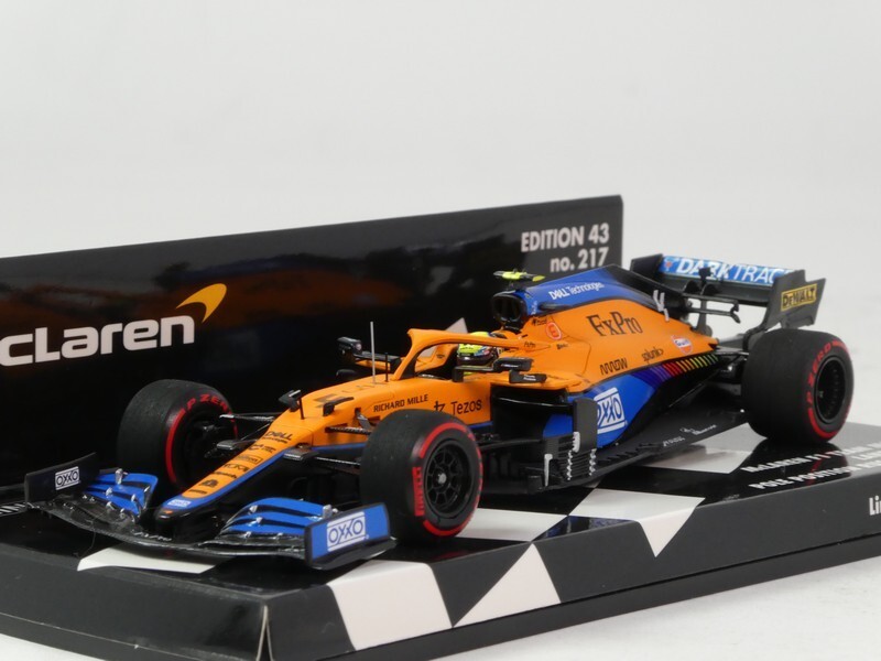 Mclaren F1 MCL35M Lando Norris Monaco 2021 Podium Gulf