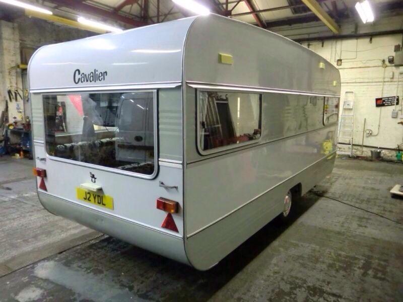 SOLD stc......Retro caravan for sale cavalier 1800t comes with full awning in Crediton, Devon