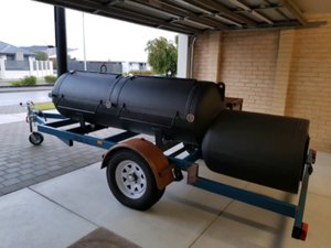 Commercial Offset Smoker Trailer | BBQ | Gumtree Australia ...