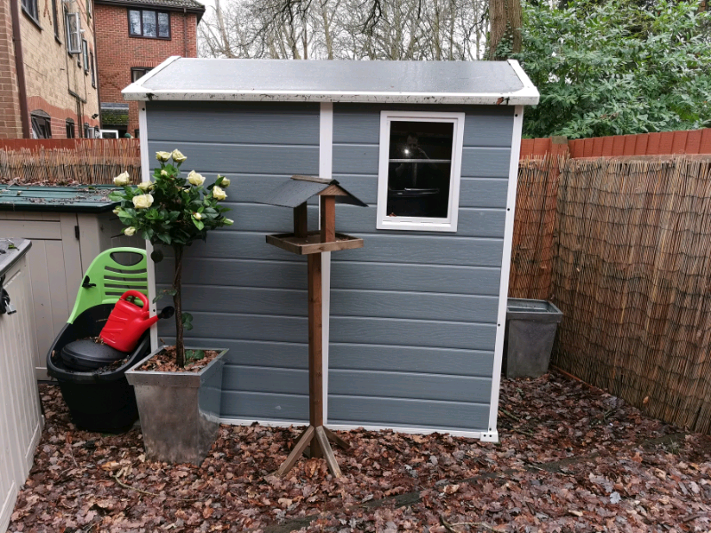 Keter Manor 6x4 Apex Plastic Shed in Netley Abbey 