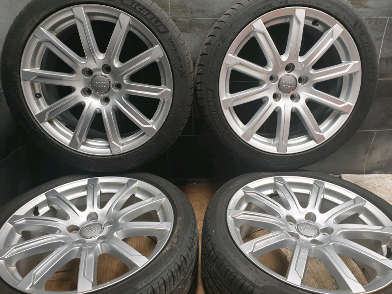 18 inch 5x112 genuine Audi A4 B8 alloy wheels in Ballymena, County